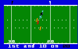 NFL Football screenshot 4 for Intellivision